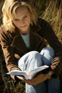 She meditates on the Holy Scriptures regularly ...