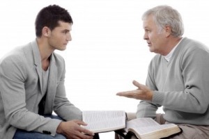 a church leader or a church member that they must first go to the person who is openly sinning but they are to do so privately.