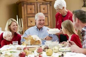 As we celebrate the birth of Jesus, take time to pray as a family around the dinner table.