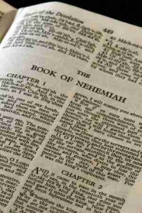 The book of Nehemiah is a great story of the rebuilding of Jerusalem. It also serves as an example to us that we need to be constantly reminded of God's Word.