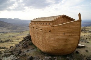 From what kind of wood did Noah build the ark? 