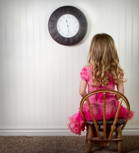 Older children may be better off by giving them a time out...