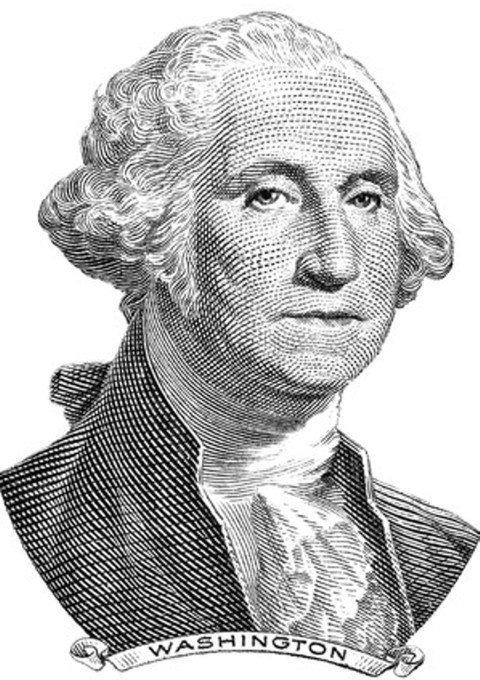 George Washington, 1st President of the United States of America