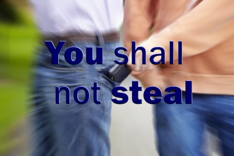 You shall not steal