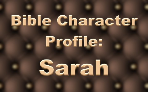 Sarah In The Bible