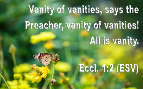 What Does The Bible Say About Vanity