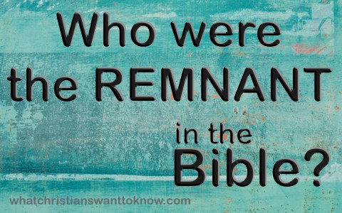 Who were the remnant in the bible