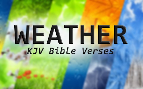 8 Great KJV Bible Verses About Weather