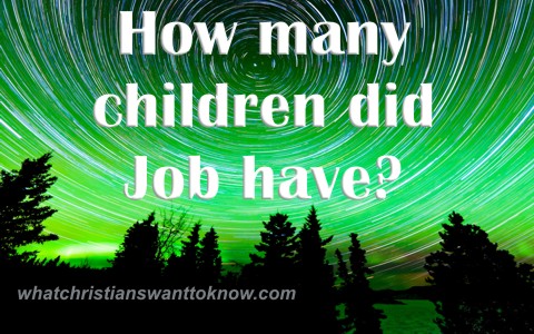 How many children did Job have