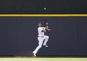 Kirk Nieuwenhuis June, 2016 at Miller Park in Milwaukee. Scott Paulus/Brewers